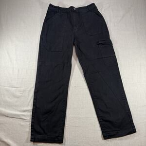 RISEN Los Angeles Jeans Womens Size 7 Black Cargo Stretch